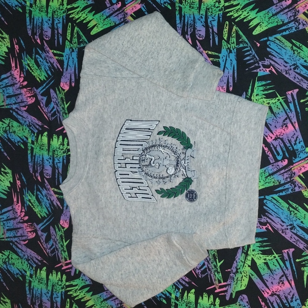 VTG 80s Georgetown Crewneck Sweatshirt